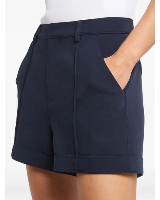 Cinq À Sept Blue Mindy Cuffed Shorts