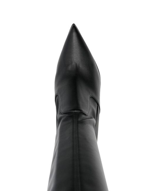 Le Silla Black Eva Thigh-high Leather Boots