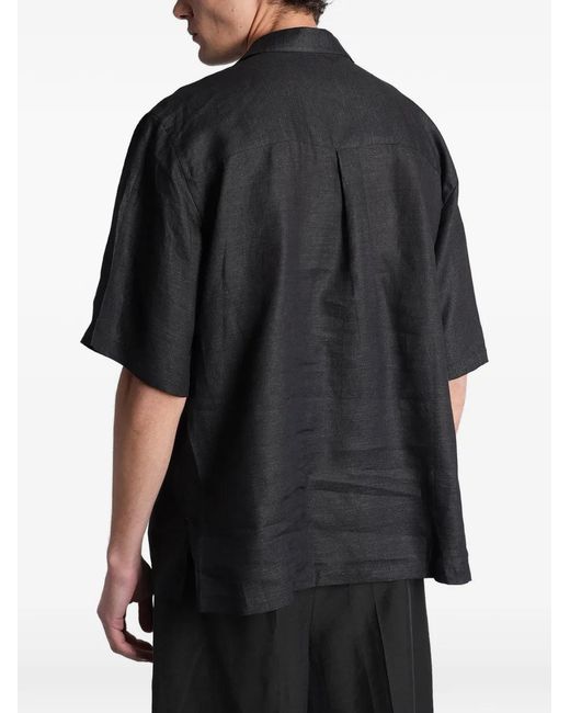 Costumein Black Polx Short-Sleeve Polo Shirt for men