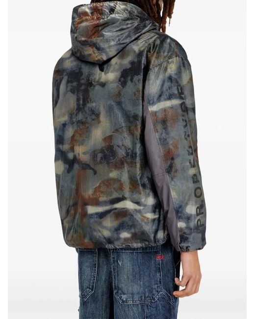 DIESEL Gray J-Squad-Bmcx Jacket for men
