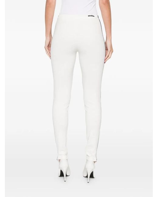 Prada White Fleece Leggings
