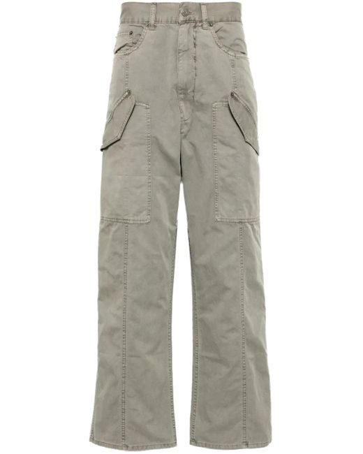 メンズ Izzue ストレート カーゴパンツ Gray
