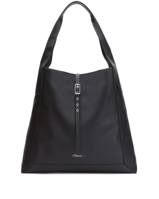 3.1 Phillip Lim Black Go Large Schultertasche