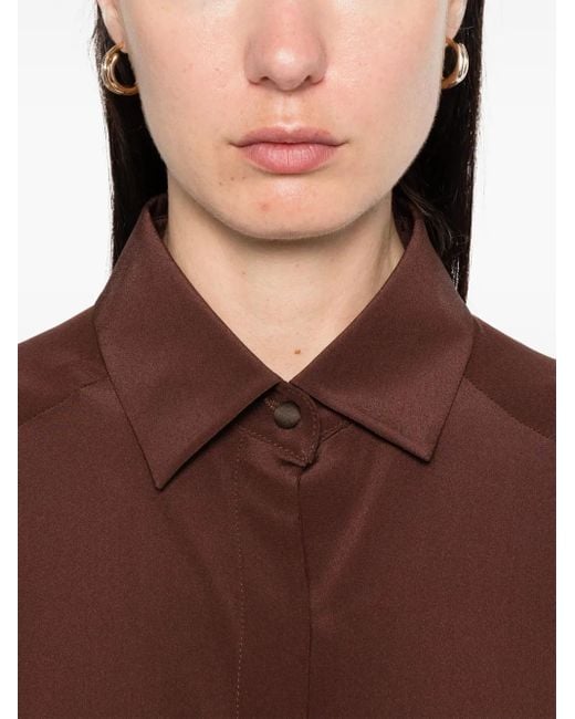 Gianluca Capannolo Brown Mina Maxi Dress