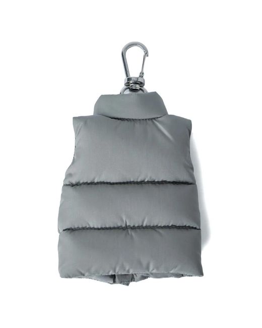 Moncler Gray Porte-Clés À Patch Logo for men