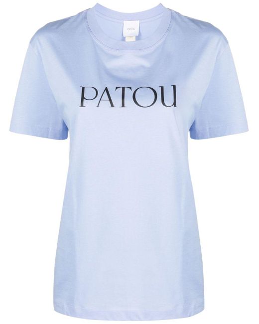 Patou ロゴ Tシャツ Blue