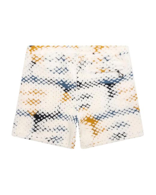 メンズ AWAKE NY ピクセルプリント ショートパンツ White