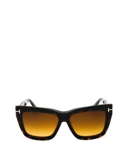 Tom Ford Brown Cat-Eye Sunglasses