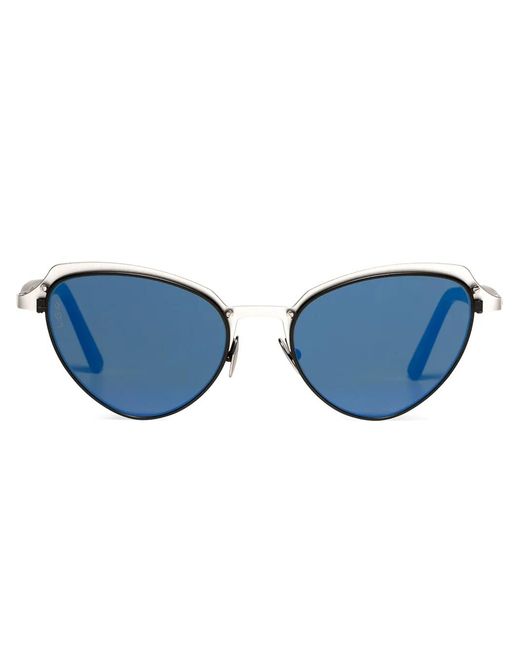 Lgr Blue Monarch Cat-Eye Frame Sunglasses