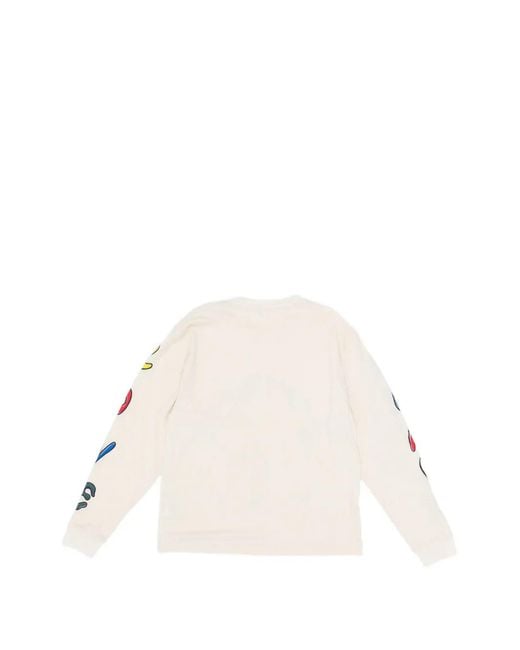 STORY mfg. White Grateful Long-Sleeve Graphic T-Shirt for men