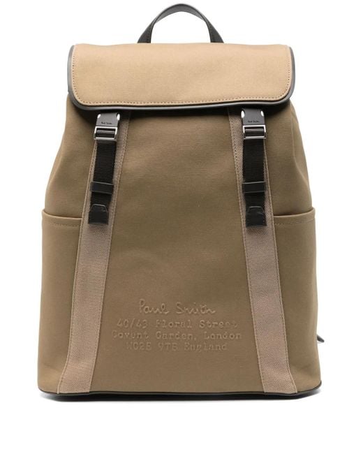 Zaino Con Tasche di Paul Smith in Brown da Uomo
