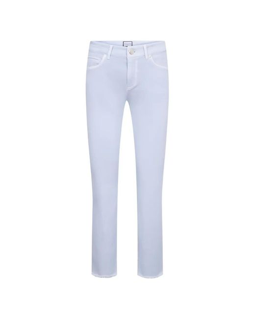 Seductive Claire Cropped Broek in het Blue