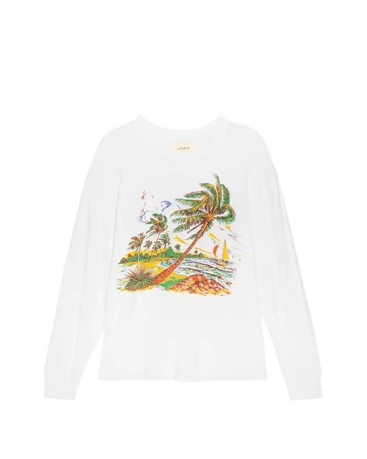 The Great White Graphic-Print Long-Sleeve T-Shirt