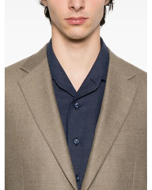 メンズ Canali ボタン ジャケット Brown