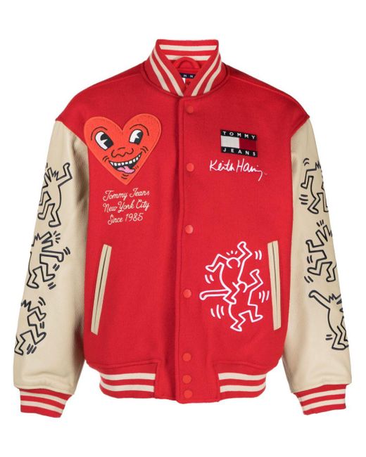 Tommy Hilfiger Red X Keith Haring Bomber Jacket for men