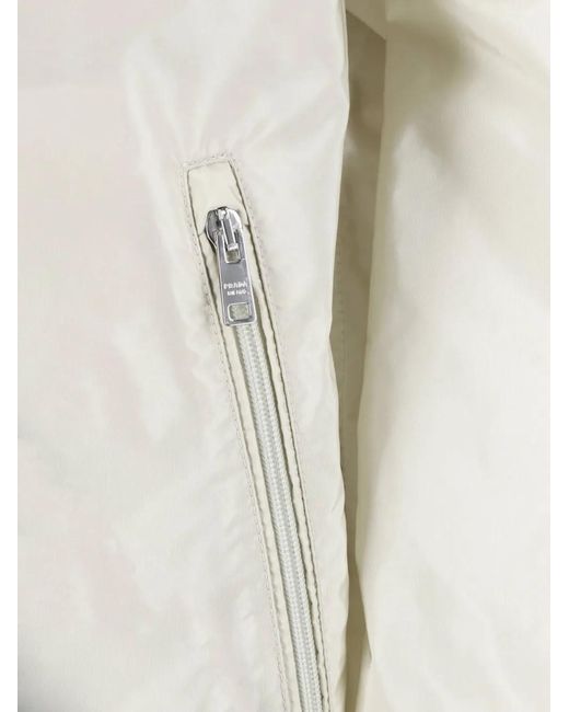 Prada White Zip-Up Jacket for men