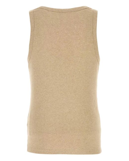 Entire studios Natural Ribbed Tank Top