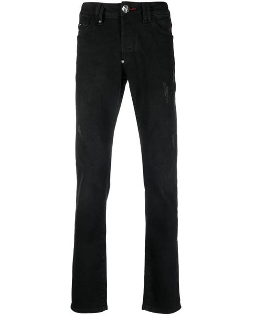 Vaqueros Rectos Philipp Plein de hombre de color Black