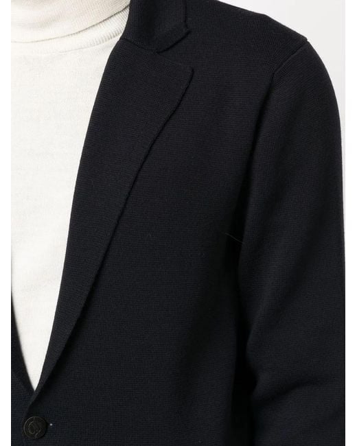 Drumohr Blue V-Neck Buttoned Cardigan for men