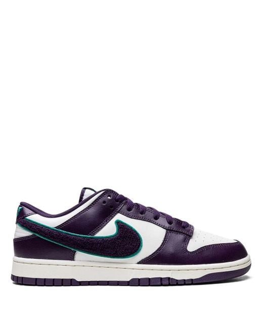 Nike Purple Dunk Low "Chenille Swoosh