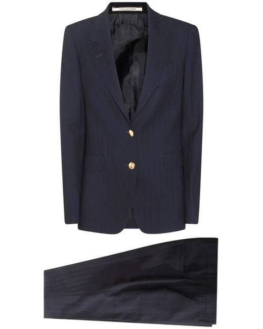 Tagliatore Blue Wool Single-Breasted Suit for men