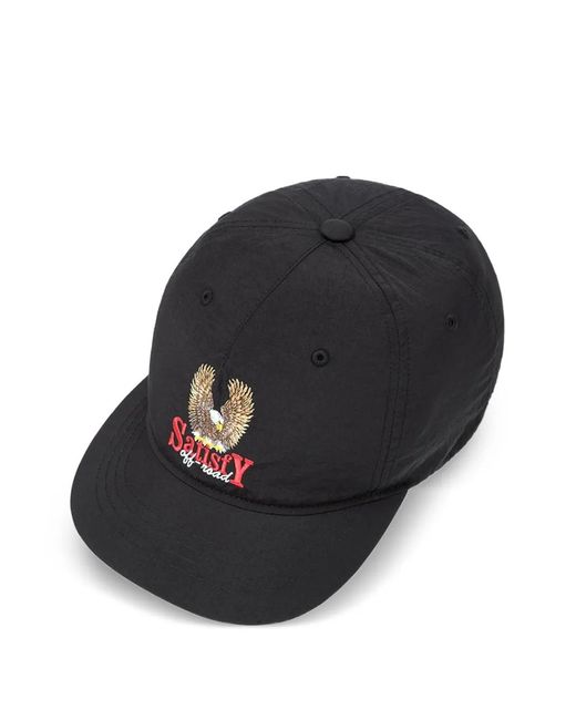 Satisfy Blue Flitesilk Eagle-Embroidered Cap for men