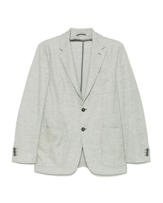 Canali Gray Textured Blazer for men