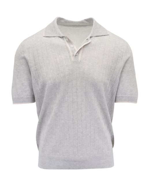 メンズ Fedeli Bobby ポロシャツ Gray