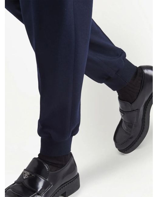 Prada Blue Wool Trousers for men