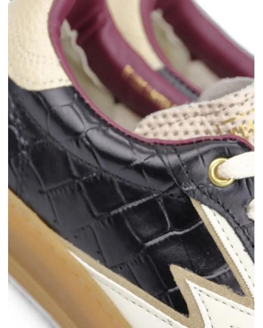 Moa Concept Black Leather Sneakers