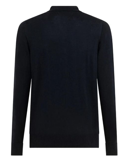 Alpha Industries Blue Buttoned Polo Shirt for men