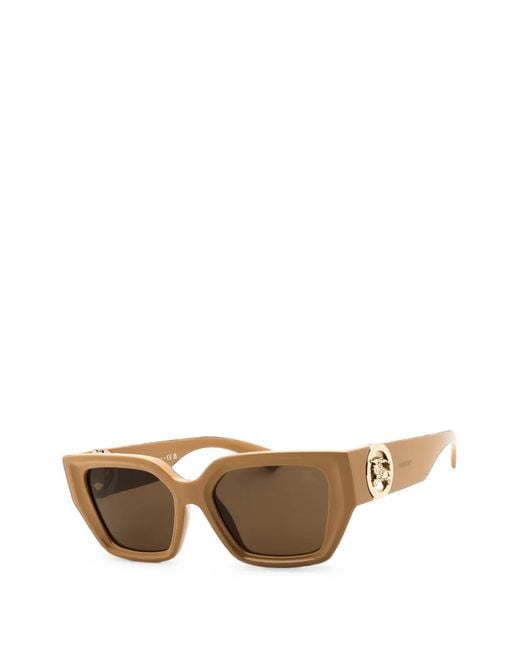 Burberry Brown Rectangle-Frame Sunglasses