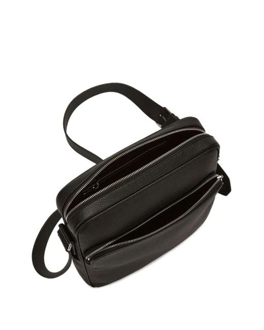 Bally Messengertas Met Rits in het Black voor heren