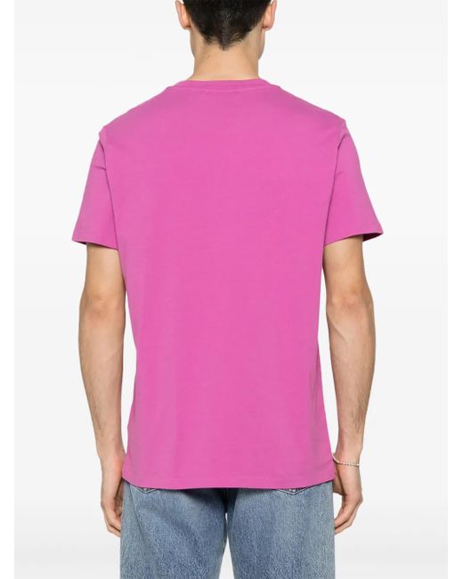 Zadig & Voltaire Purple Ted Photograph-Print T-Shirt for men
