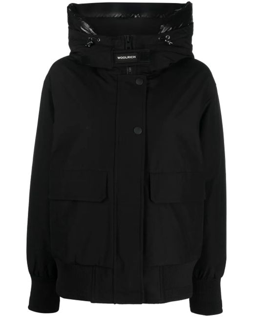 Woolrich Black Arctic Drawstring Puffer Jacket