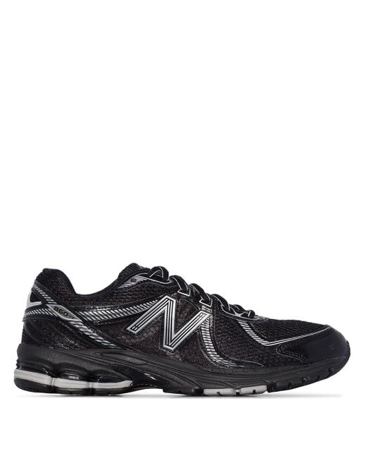 New Balance 860 V2 Low Top Sneakers in Black for Men | Lyst