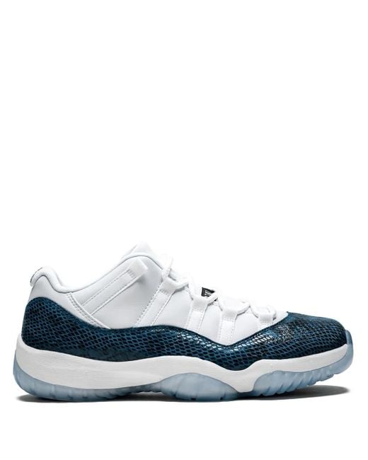 Nike White Air 11 Low Retro Snakeskin" Sneakers