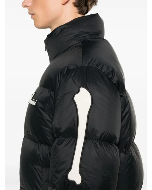 Amiri Black Printed Down Jacket for men