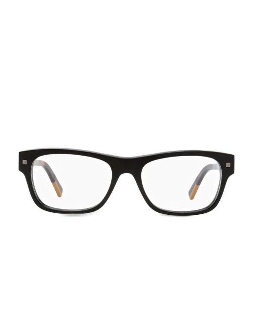 Zegna 5126 Brille Mit Eckigem Gestell in Brown für Herren