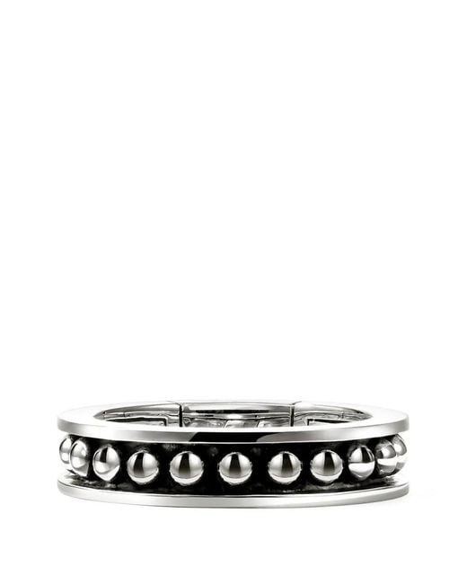John Hardy White Nailhead Ring for men