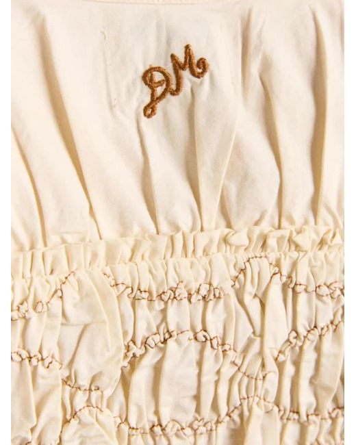 Damson Madder Natural Chemise Elliana Boutonnée À Fronces