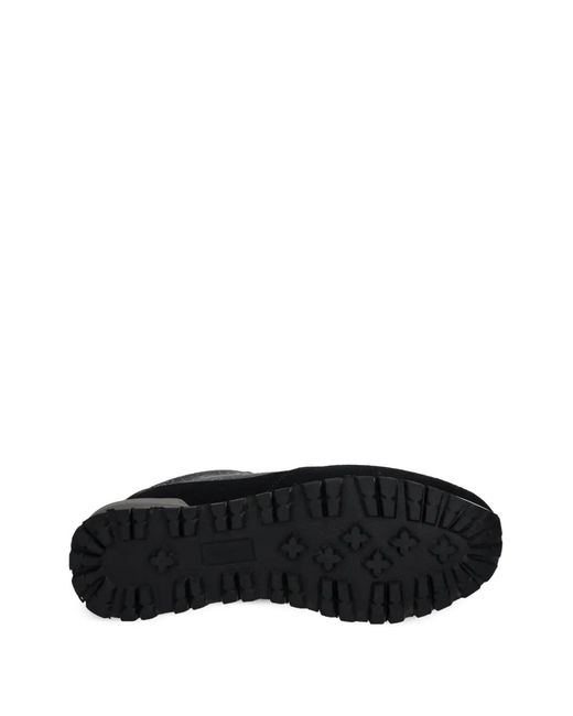 Guess Black Monogram-Print Sneakers for men