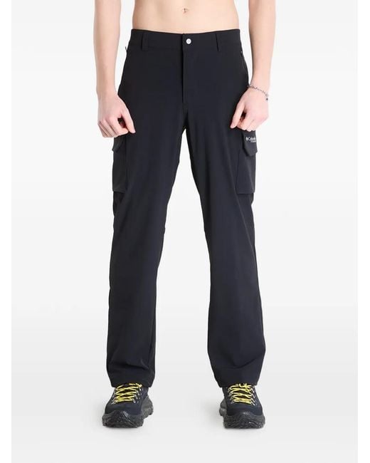 Columbia Blue Cargo-Pocket Trousers for men