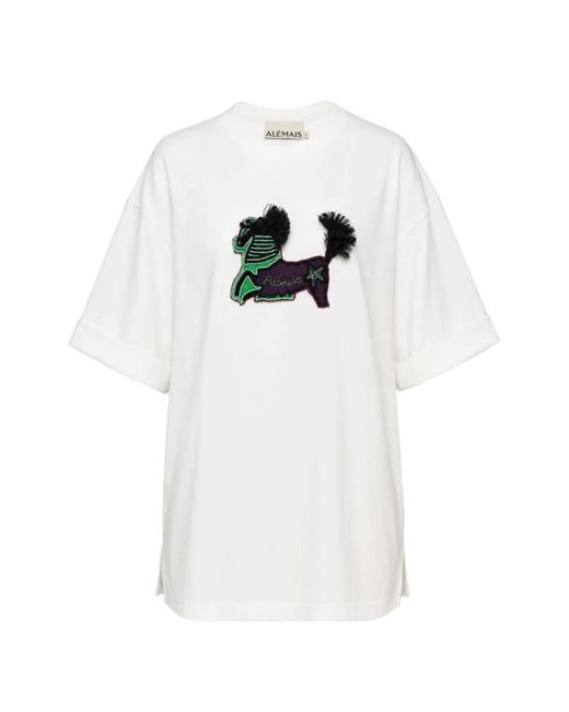 ALÉMAIS White Tangible Love T-Shirt