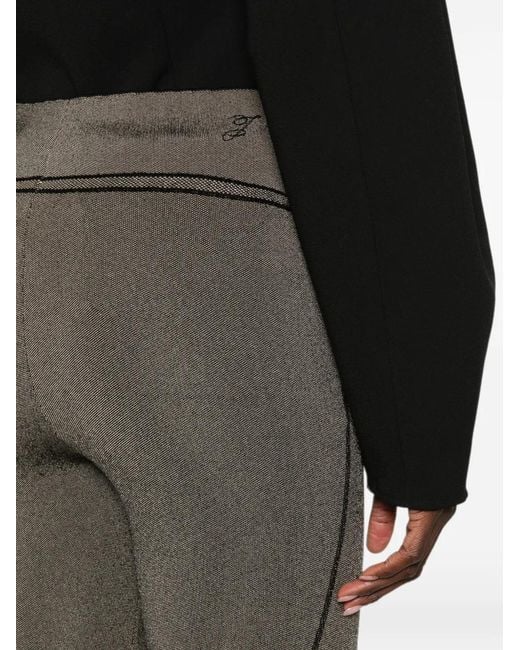 Jacquemus Sera Cropped Legging in het Gray