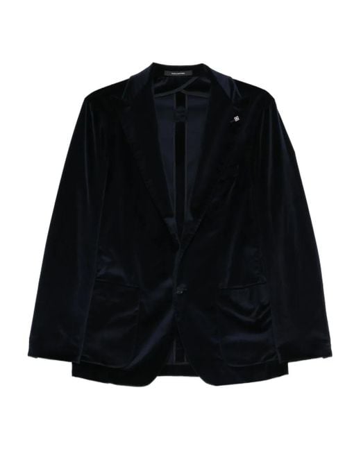 Tagliatore Black Velvet Blazer for men