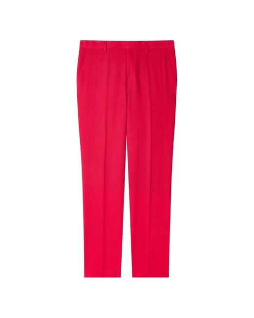 Paul Smith Tapered-Fit Linen Trousers for men