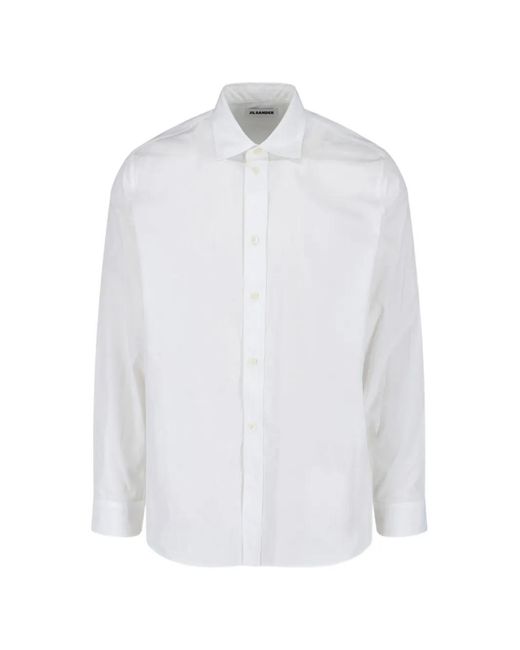 Jil Sander White Buttoned Shirt for men
