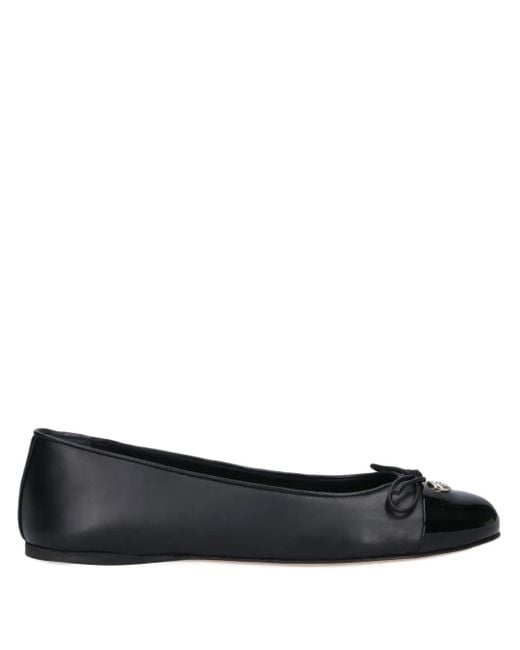 GUCCI ロゴ フラットシューズ Gucci ロゴ フラットシューズ ブラック | Lyst