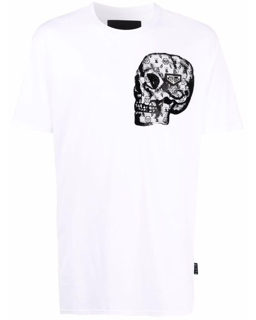 philipp plein white t shirt